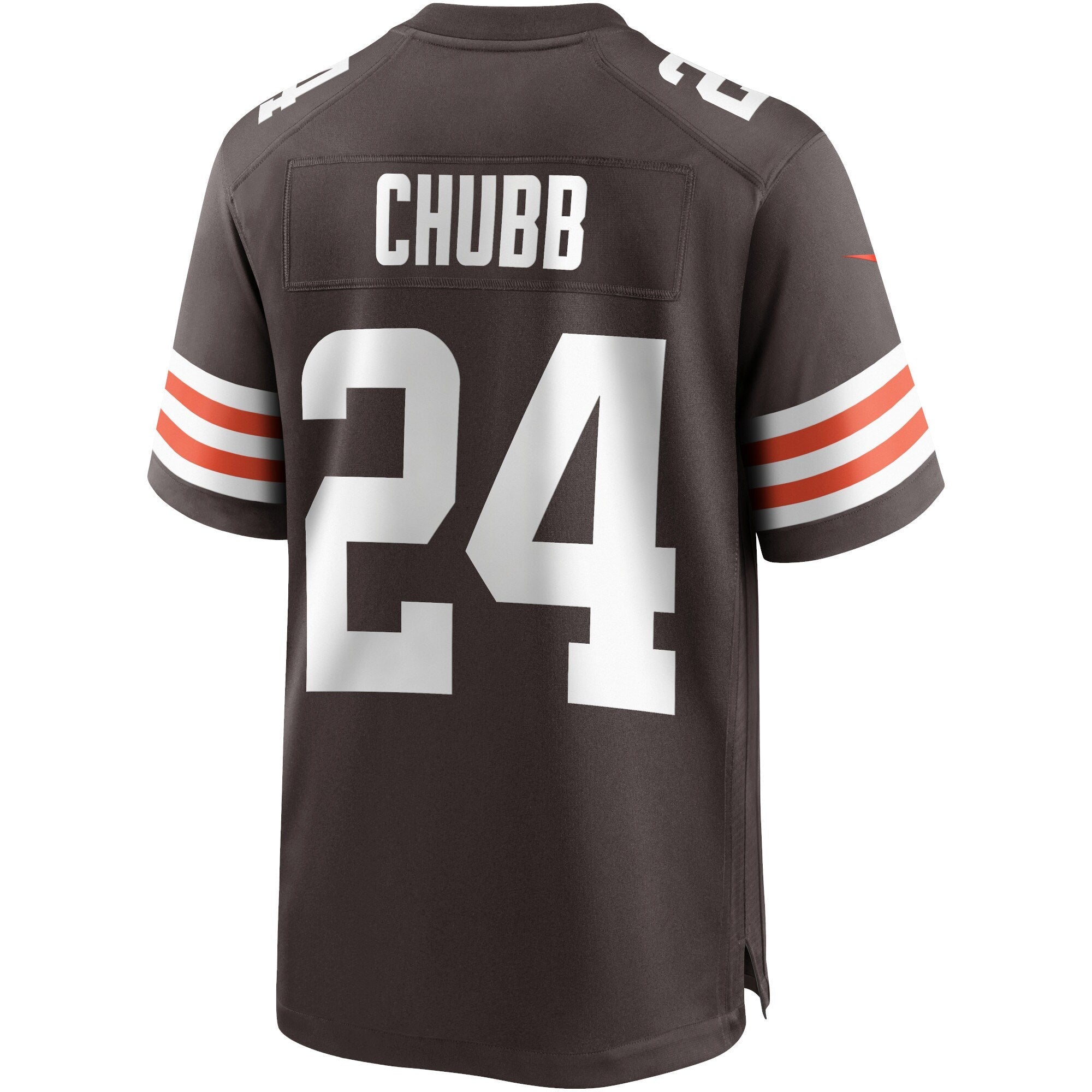 Cleveland Browns Nick Chubb Brown Game Player Jersey