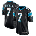 Carolina Panthers Steve Beuerlein Black Retired Player Jersey