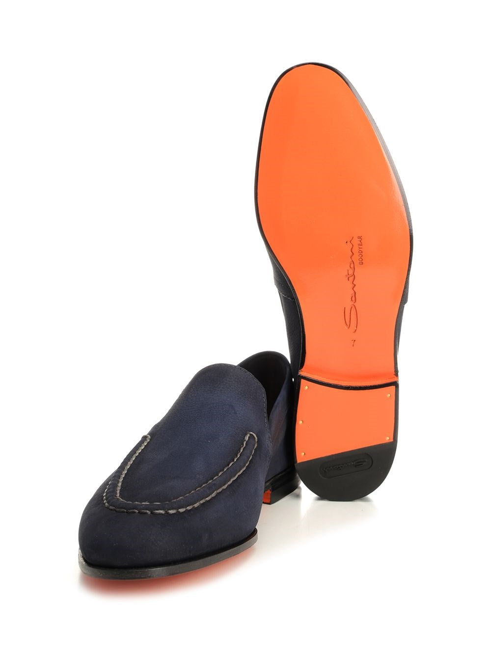 Santoni Men Malibu Suede Moccasin