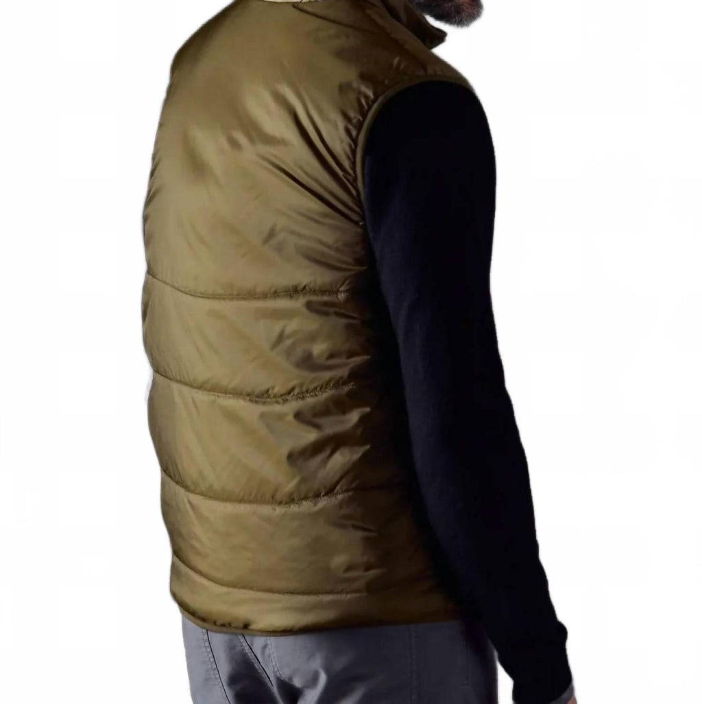 Eco Insulated Vest In Command Green
