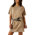Women's Road Trip Tee Dress In Greige