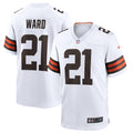Cleveland Browns Denzel Ward White Game Jersey