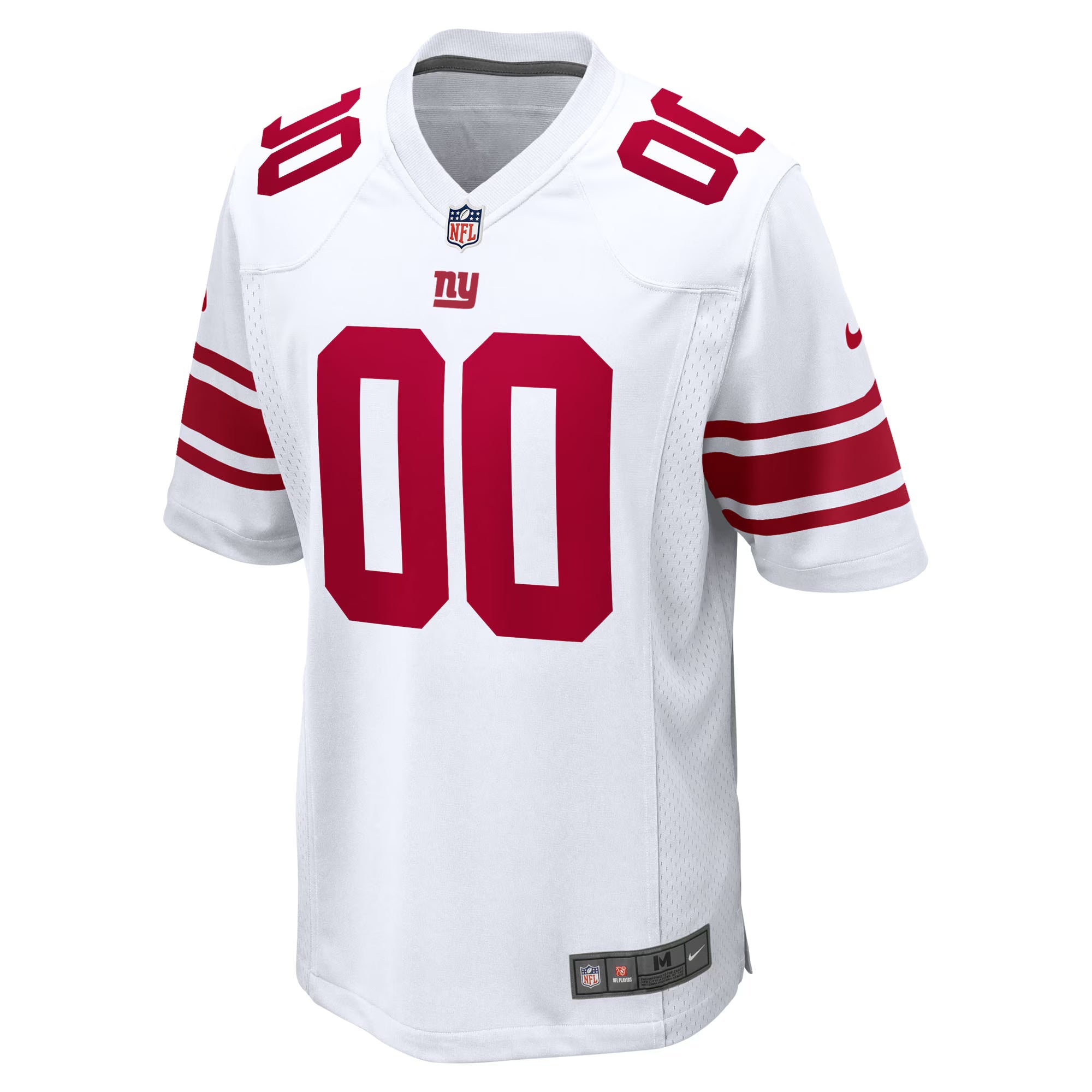 New York Giants White Custom Game Jersey