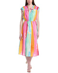 CROSBY by Mollie Burch Emmett Linen-Blend Dress