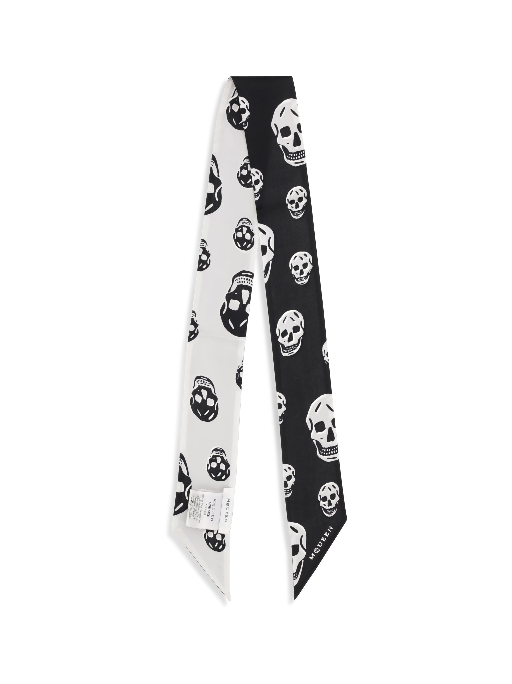 Alexander Mcqueen Women Skull Ribbon Scarf