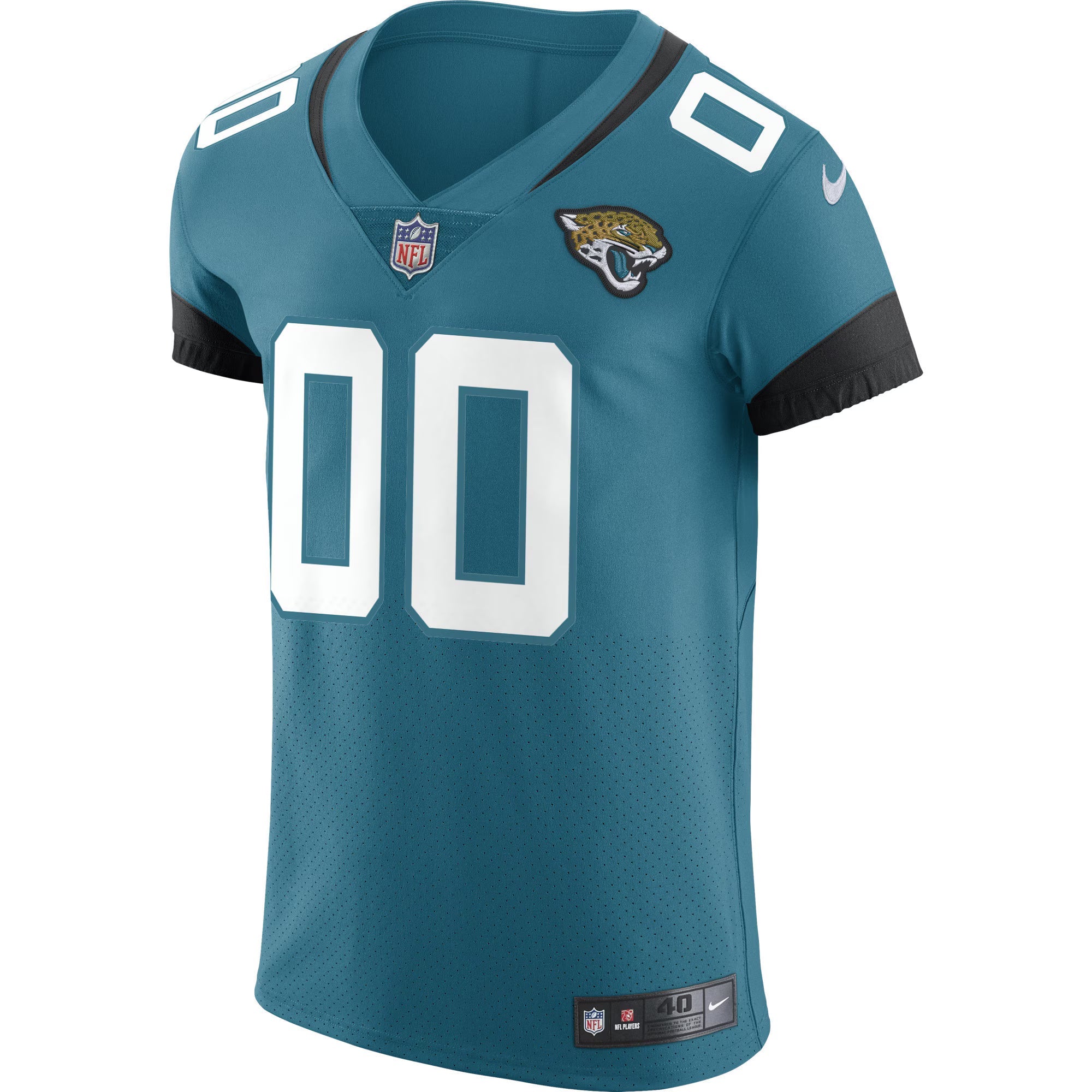 Jacksonville Jaguars Teal Vapor Untouchable Elite Custom Jersey