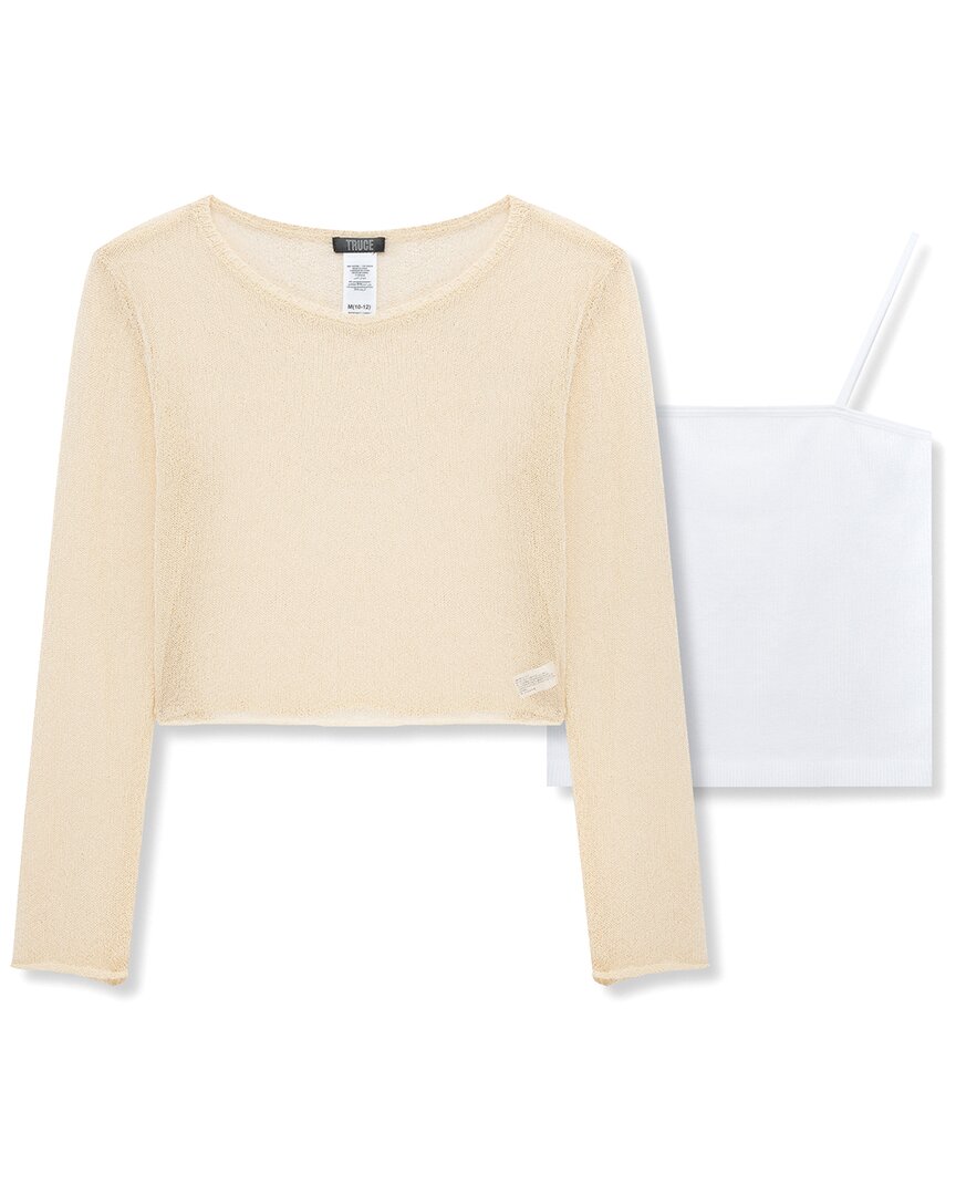 Truce Loose Knit Top & Tank Set