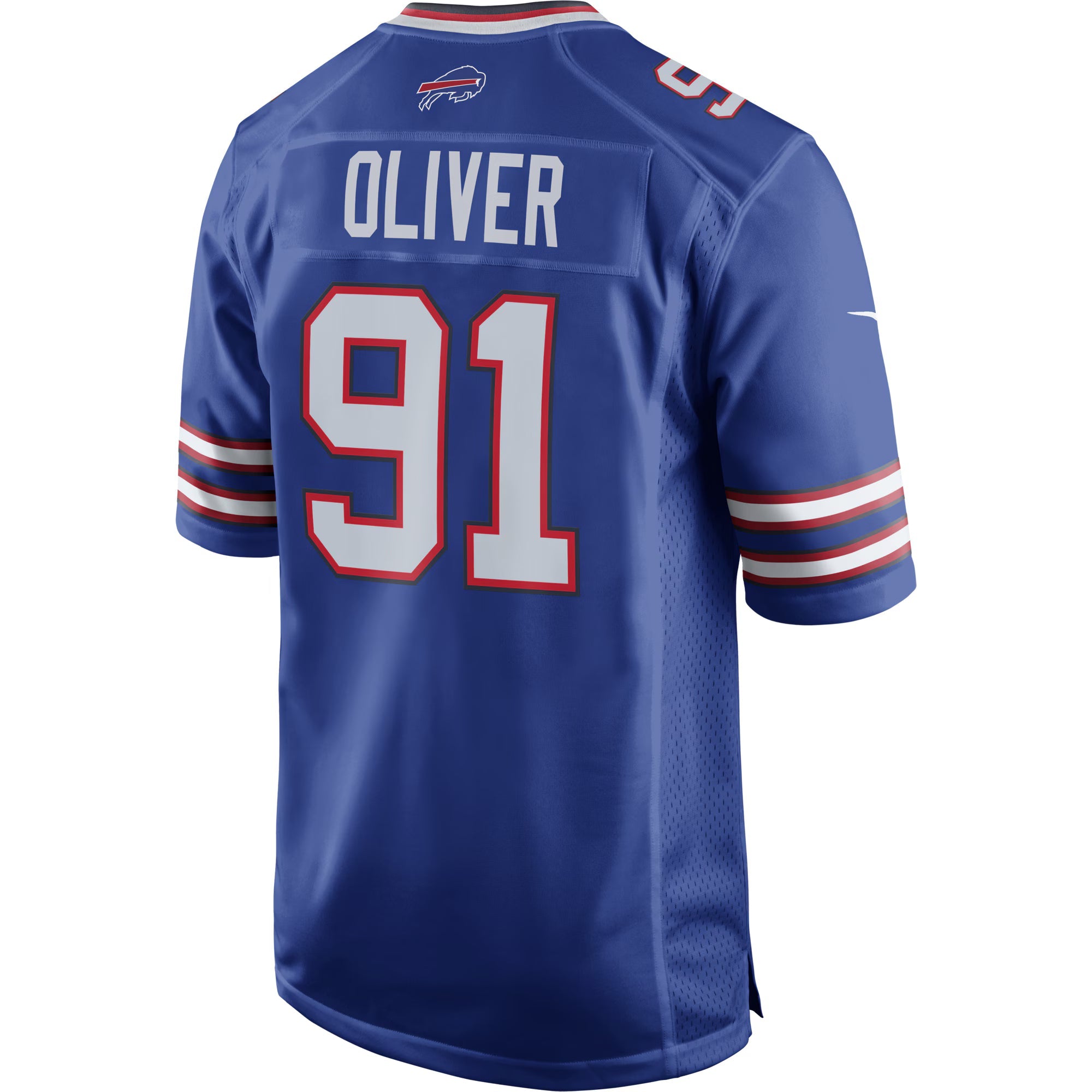 Buffalo Bills Ed Oliver Royal Team Game Player Jersey