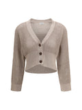 Brunello Cucinelli Women Sequined Mesh Cardigan