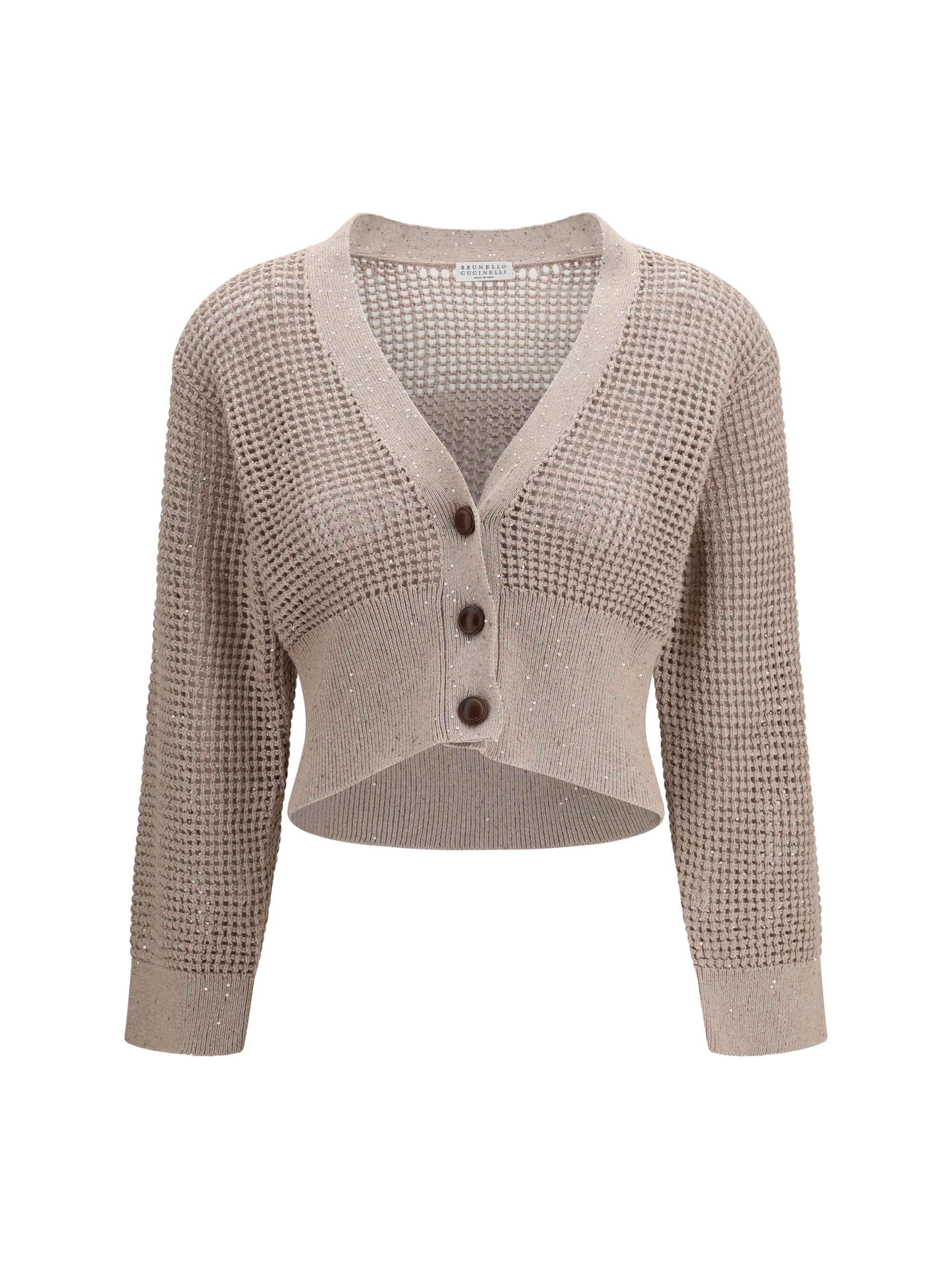 Brunello Cucinelli Women Sequined Mesh Cardigan
