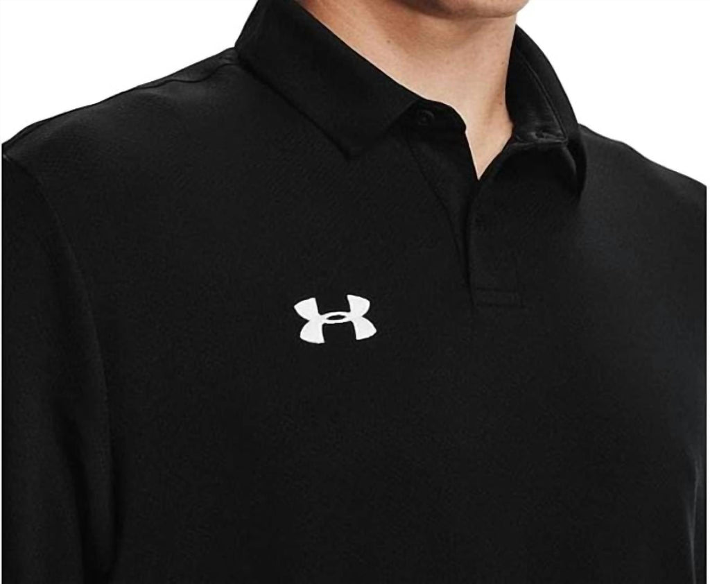 Men's Team Performance Polo In Black