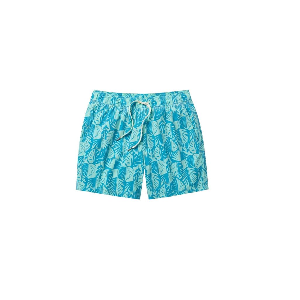 Bungalow Swim Trunks In Two Tone Palms