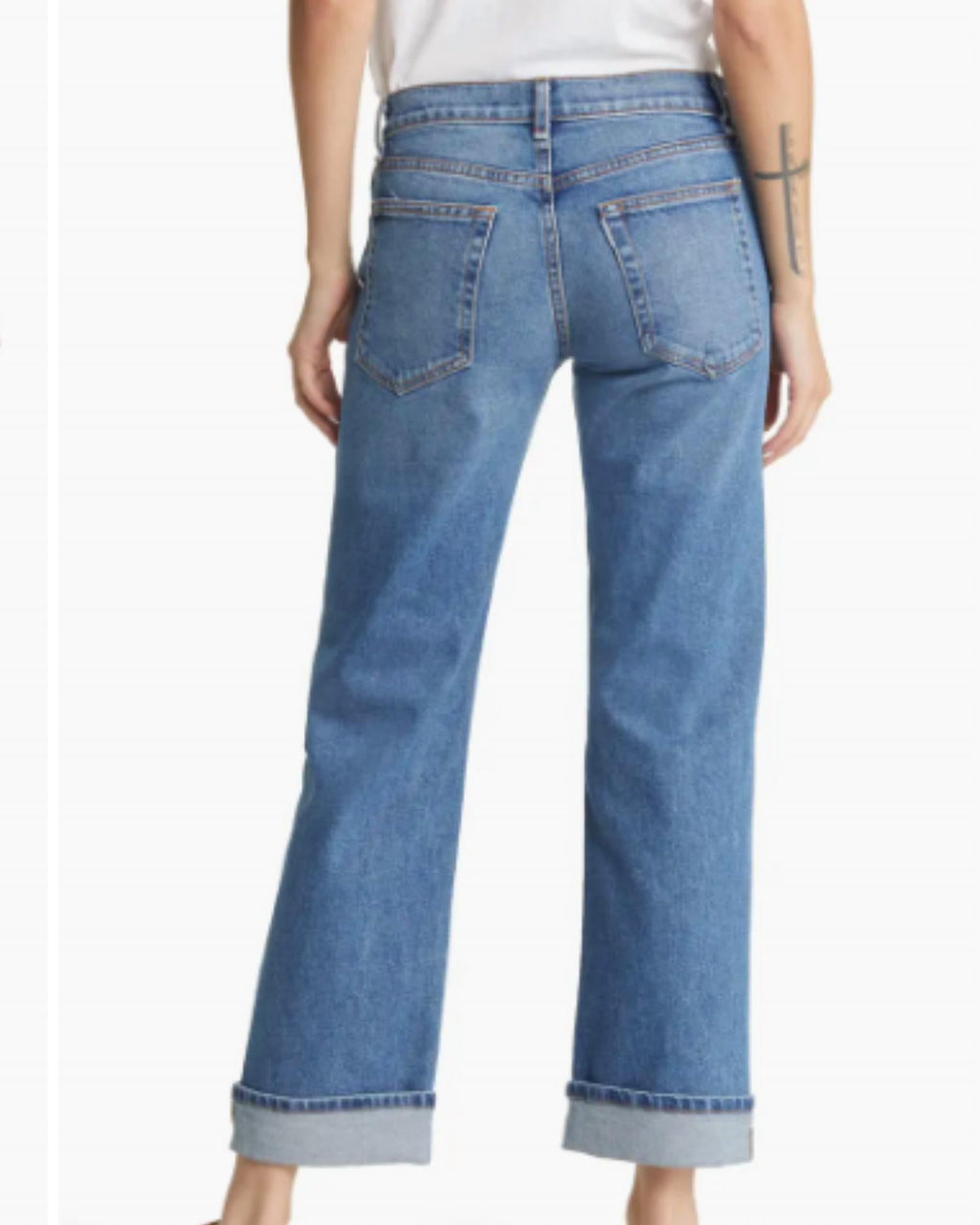 Straight Leg Boyfriend Jeans In Flashback