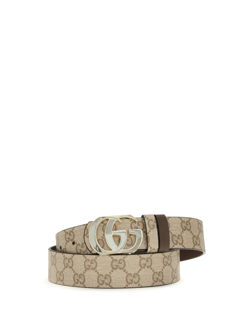 Gucci Men Reversible Cut Gg Marmont Belt