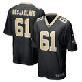 New Orleans Saints Drew Desjarlais Black Game Player Jersey