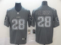 Men's Las Vegas Raiders Josh Jacobs #28 Gray Player Game Jersey1