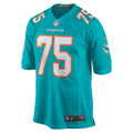 Miami Dolphins Greg Little Aqua Game Jersey
