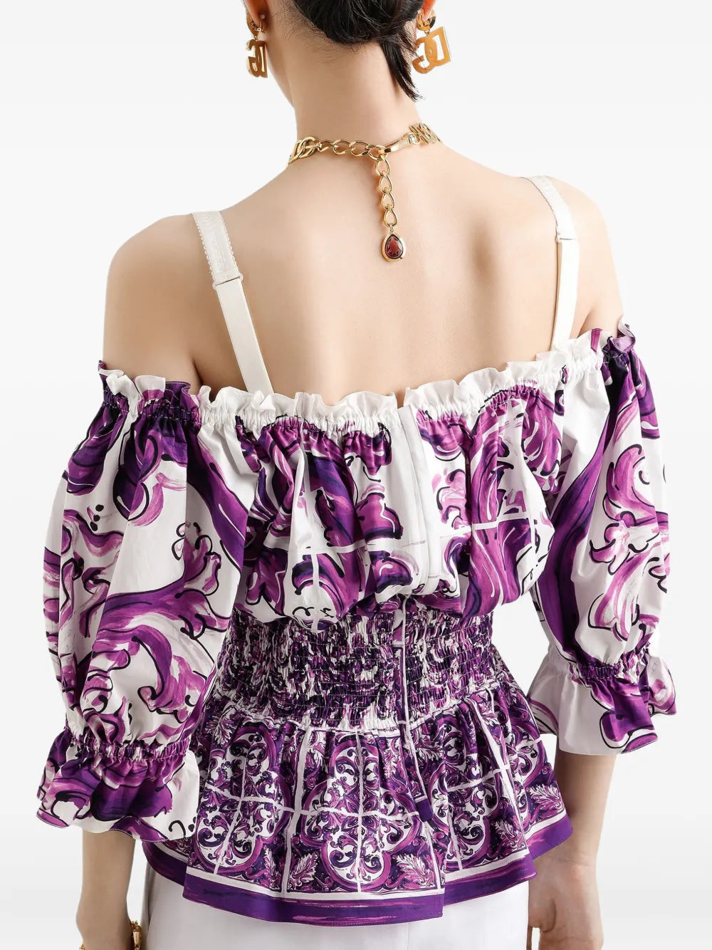 Dolce & Gabbana Women Majolica Print Top