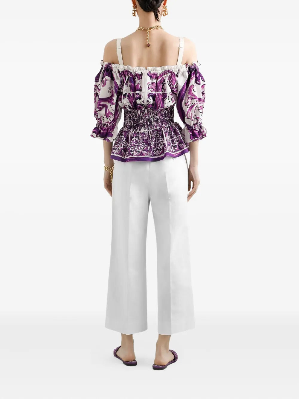 Dolce & Gabbana Women Majolica Print Top
