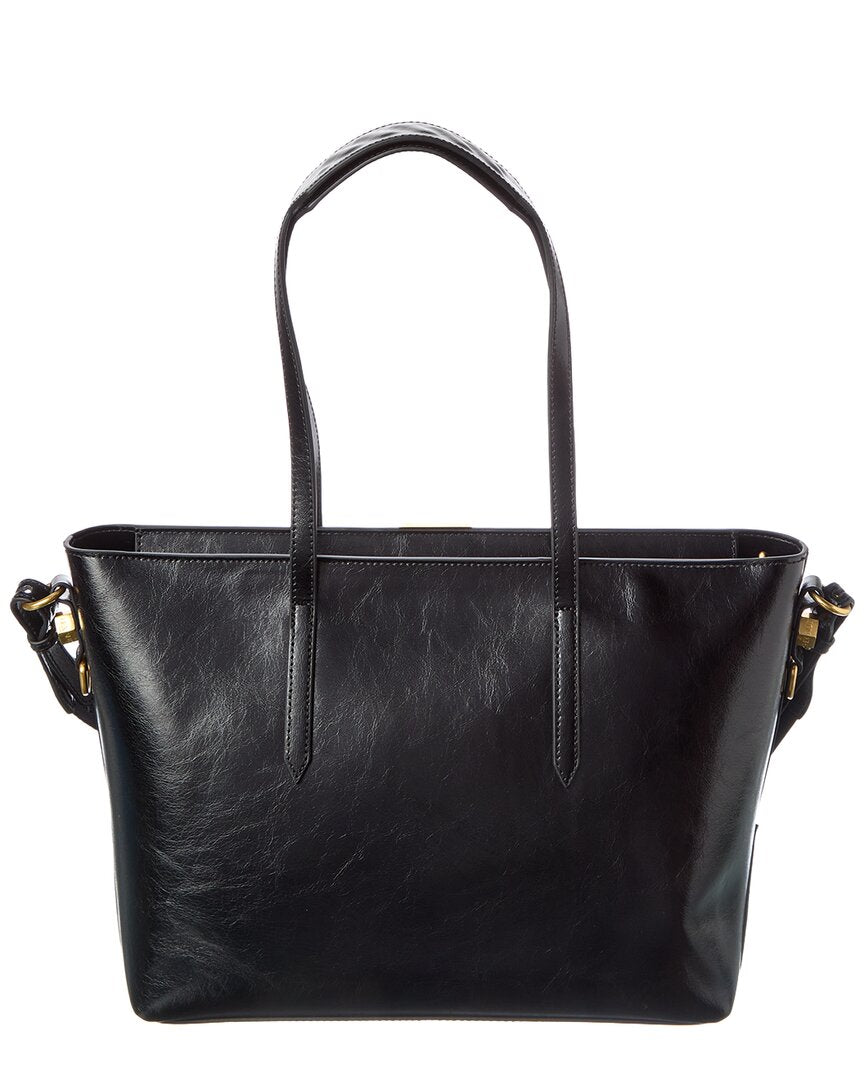 Off-White Diagonal Leather Tote