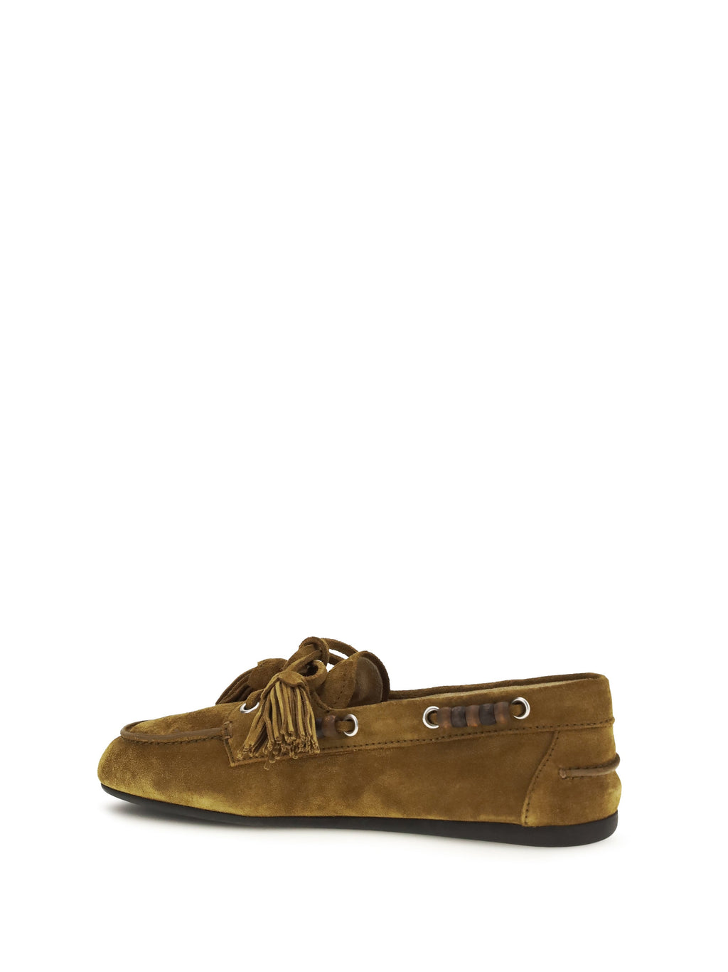 Miu Miu Women Boat Suede Loafers
