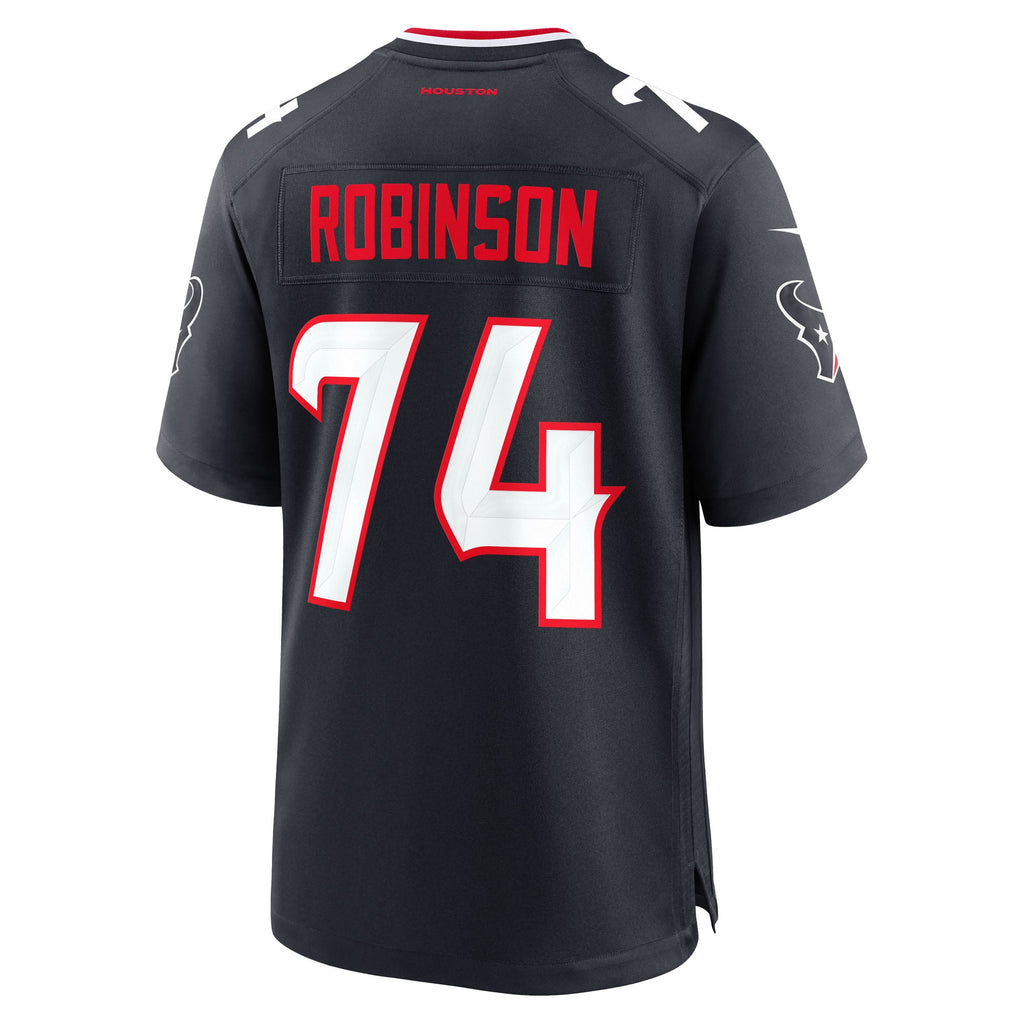 Houston Texans Cam Robinson Navy Team Game Jersey