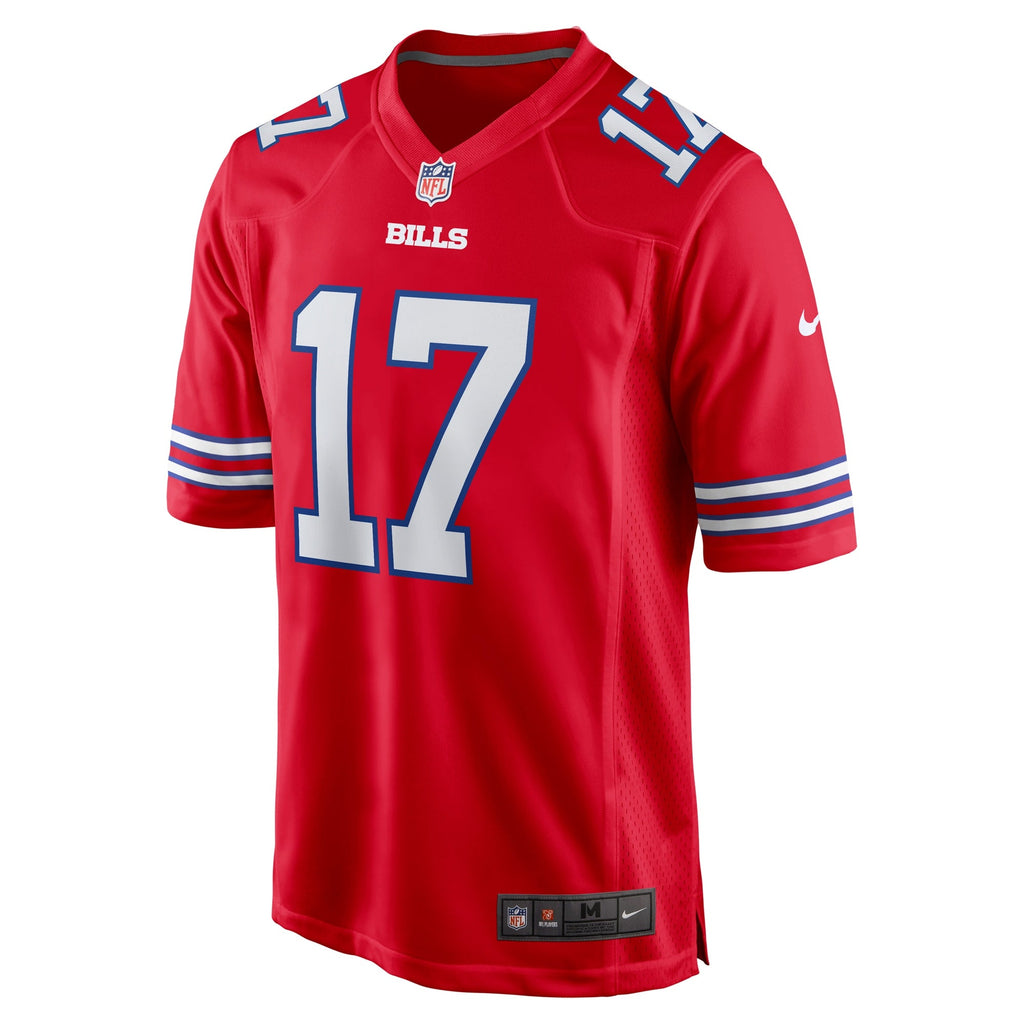 Buffalo Bills Josh Allen Red Alternate Game Jersey