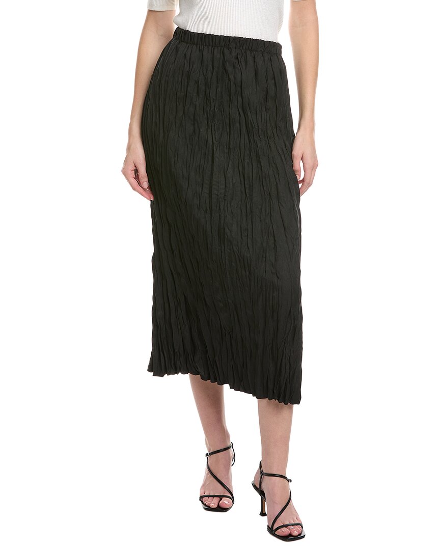 Lafayette 148 New York Crinkle Midi Skirt