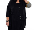 Kenna Crop Cardigan - Plus In Circles