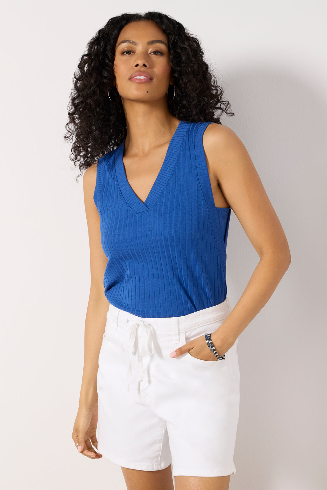 Women's Sarina V Neck Tank Top