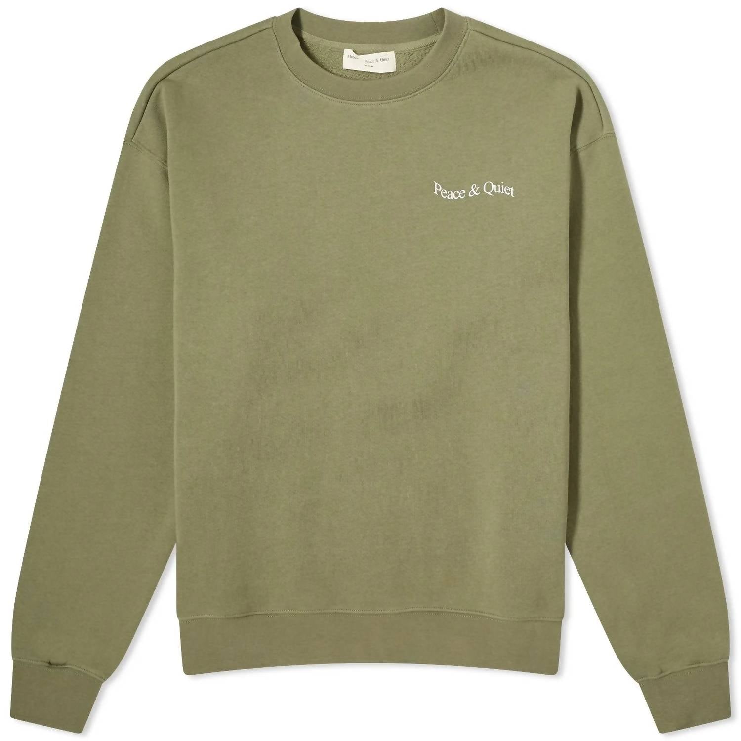 Men's Wordmark Crewneck Sweatshirt In Olive