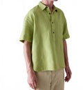 Short Sleeve Pullover Shirt In Matcha