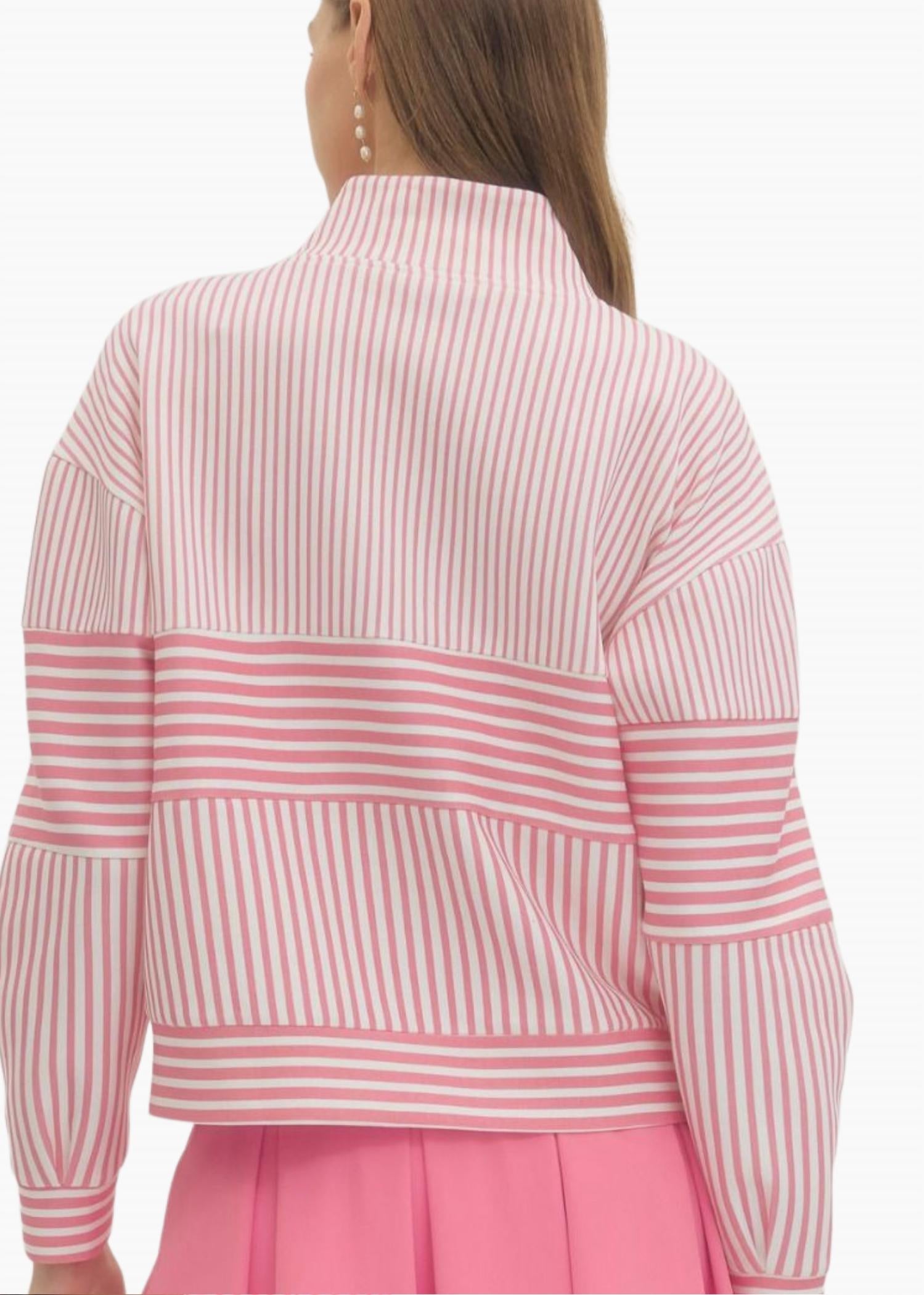 Hudon Pullover Top In Pink