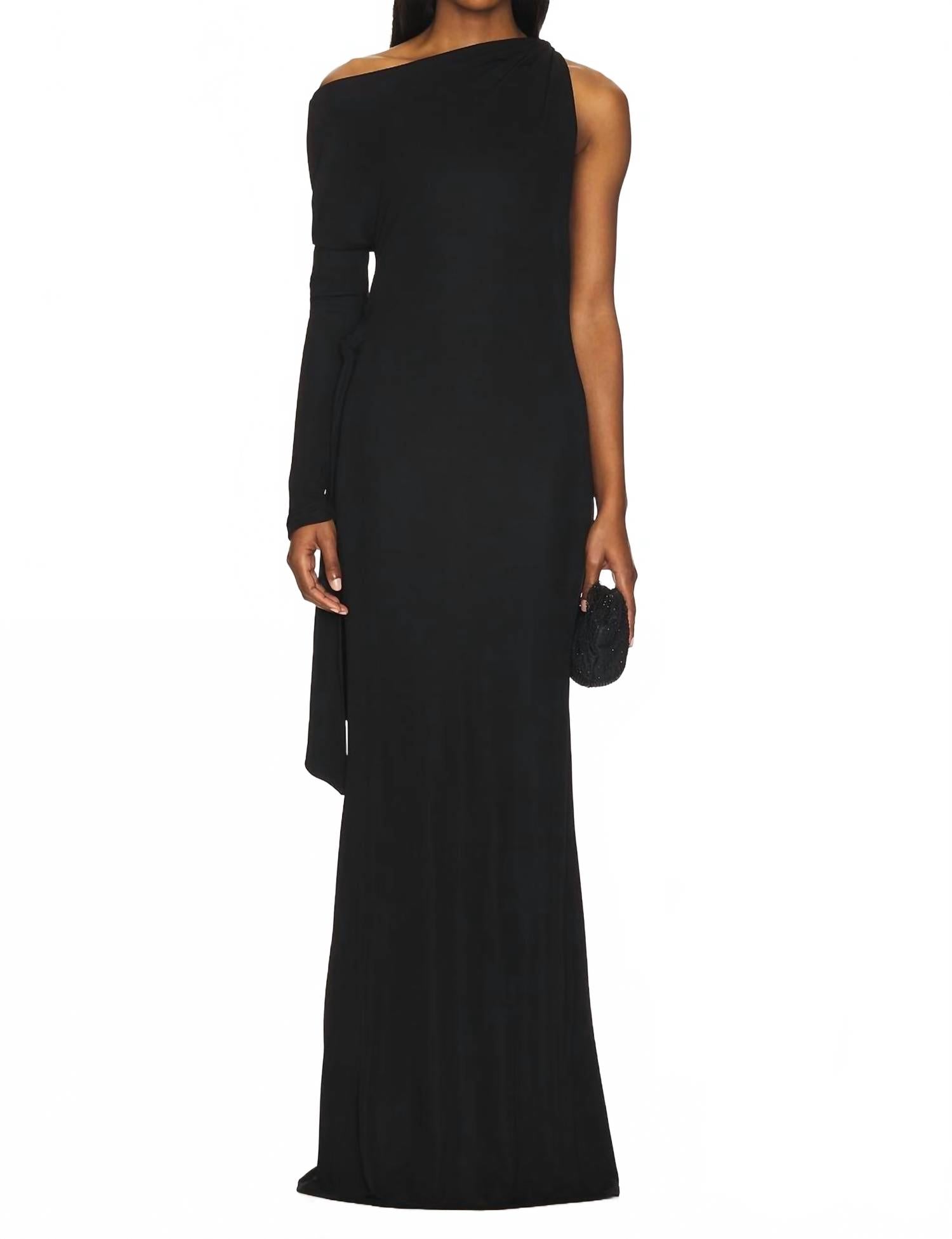 The Shuri Maxi Dress In Black