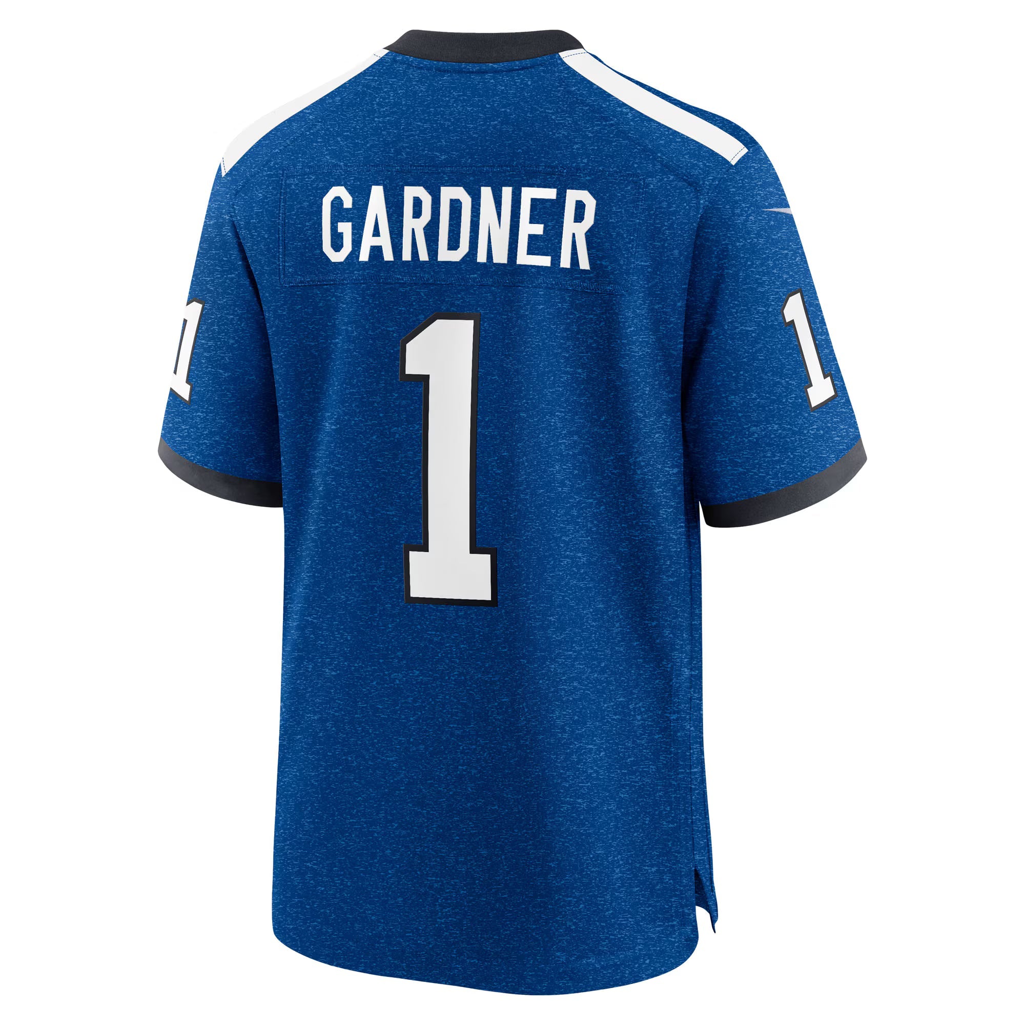 Indianapolis Colts Ahmad Sauce Gardner Heather Royal Alternate 2 Indiana Nights Game Jersey
