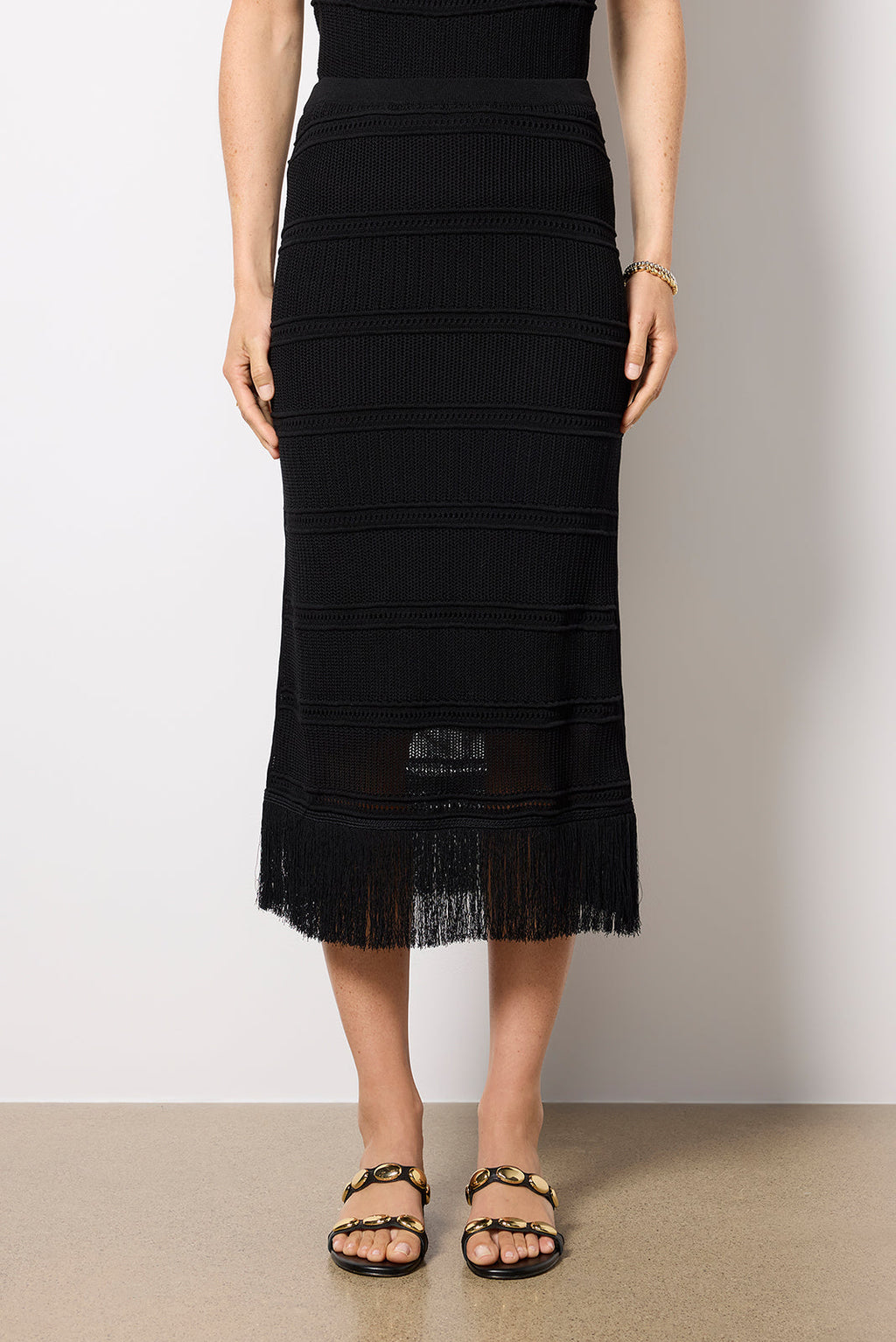 Women's Finley Fringe Crochet Skirt