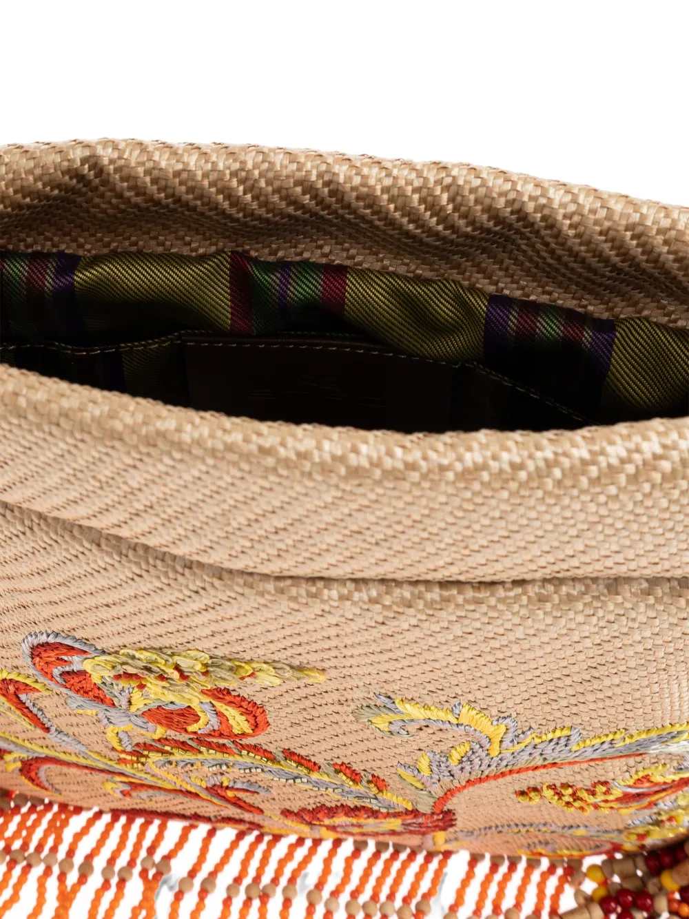 Etro Women Kalispera Small Embroidered Tote Bag