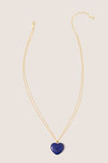 Women's Sarah Stone Heart Necklace