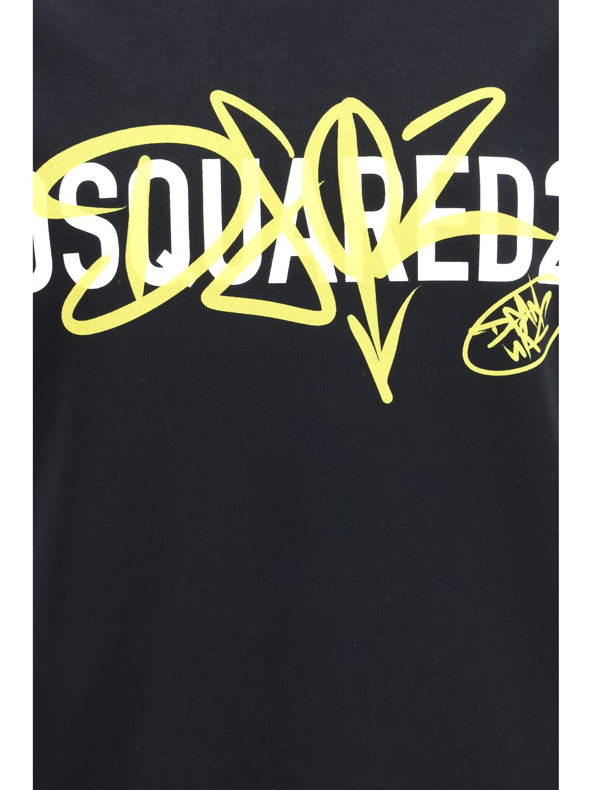 Dsquared2 Men Cotton Printed T-Shirt