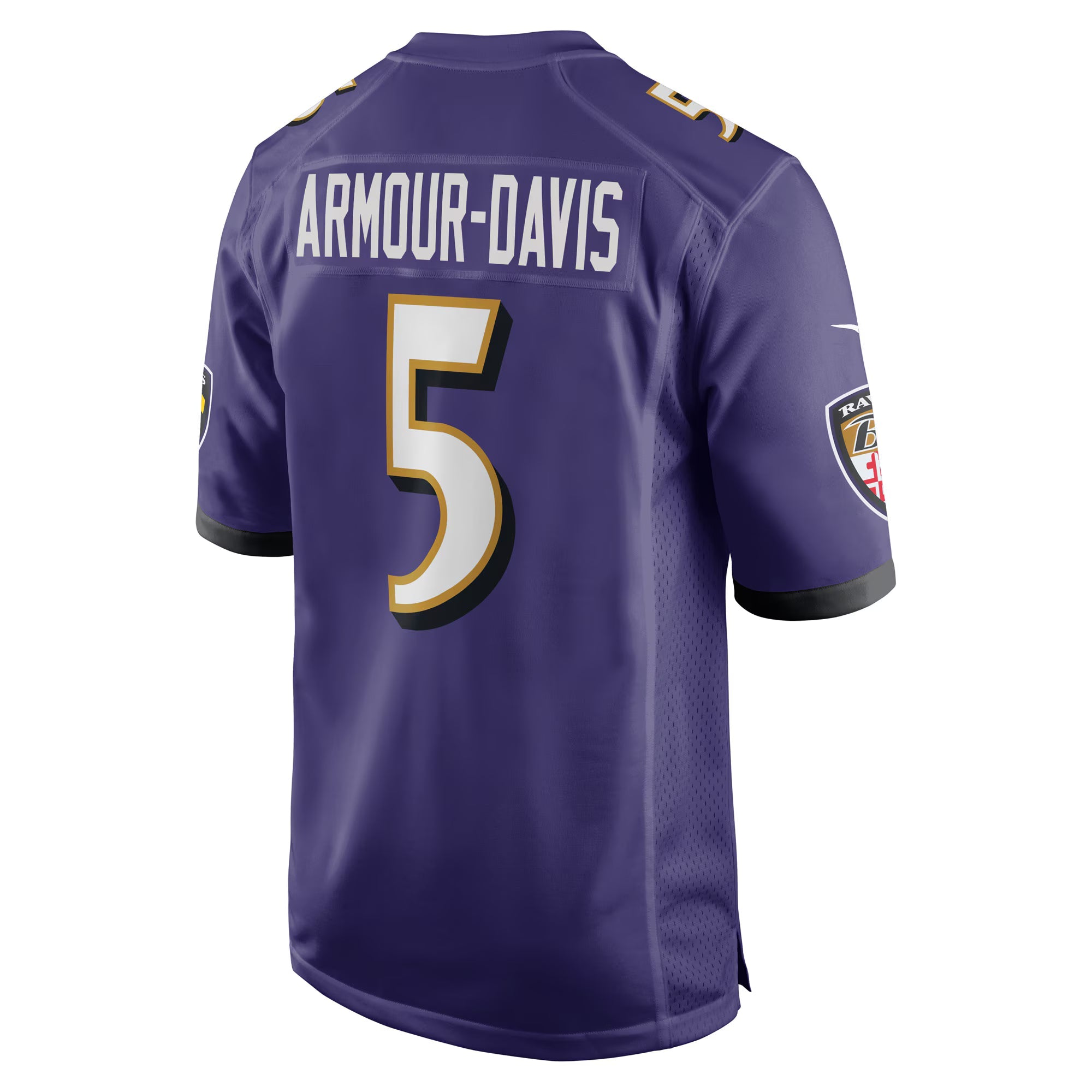Baltimore Ravens Jalyn Armour-Davis Purple Game Player Jersey