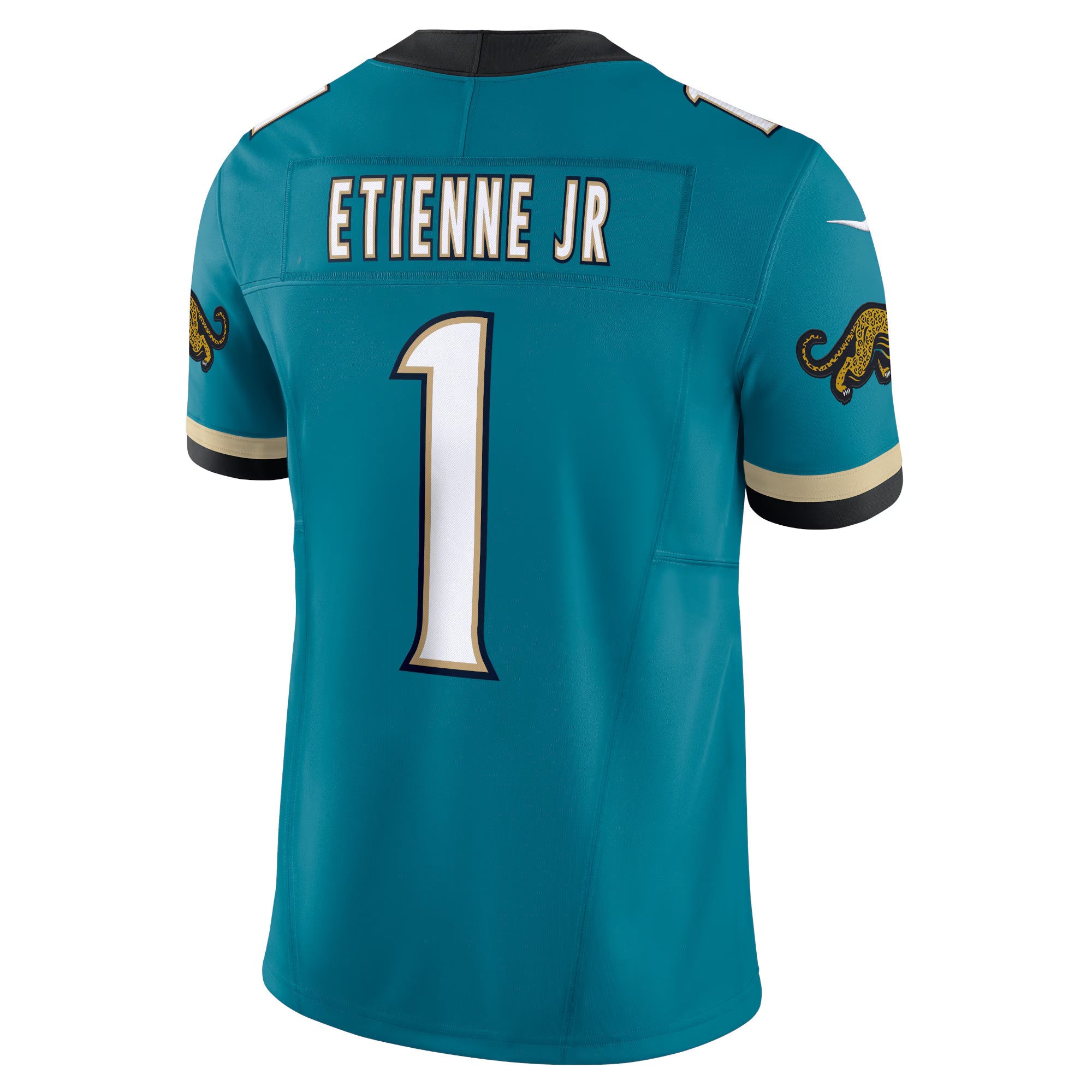 Jacksonville Jaguars Travis Etienne Teal Prowler Throwback Vapor F.U.S.E. Limited Jersey