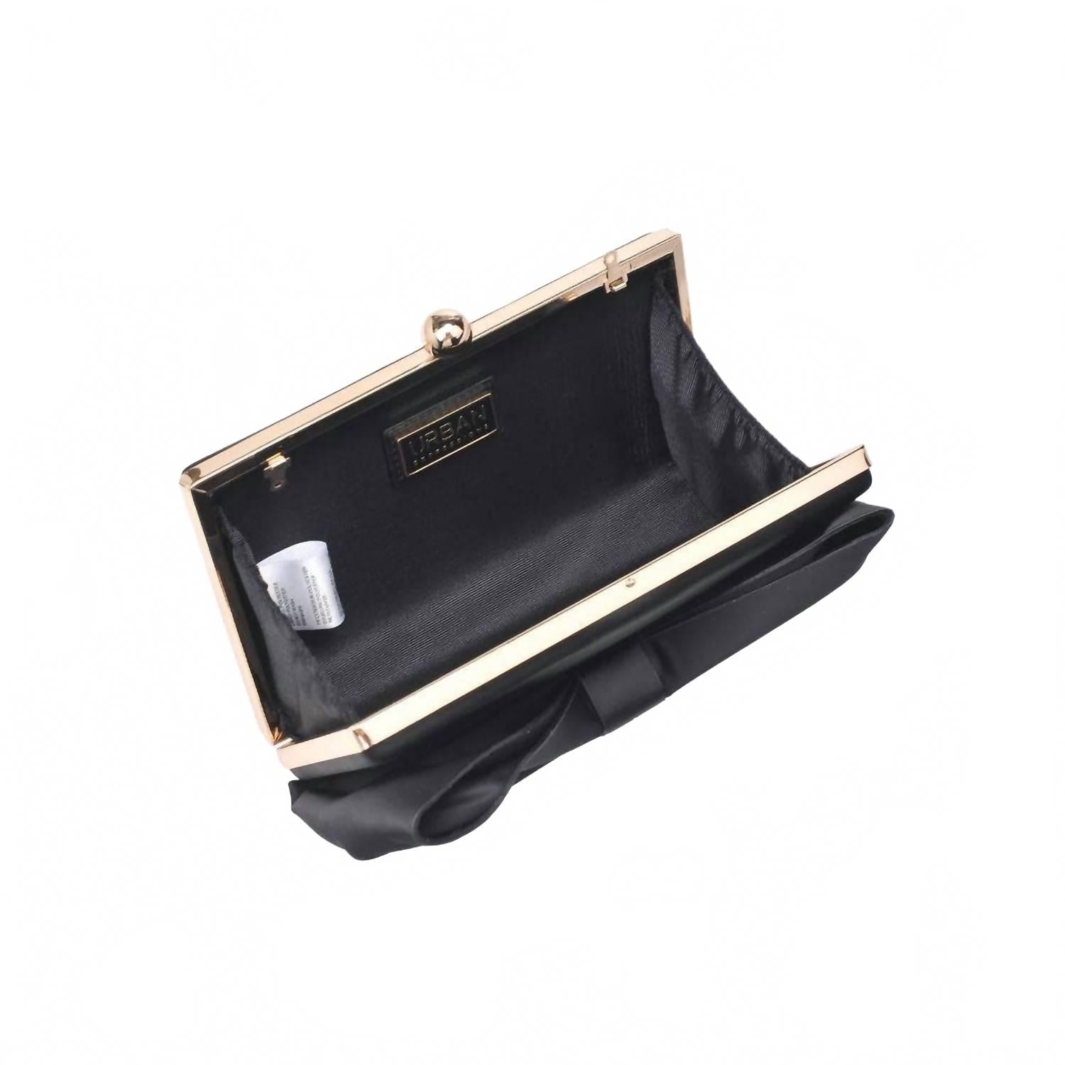 Women's Belle Bow Evening Bag In Black