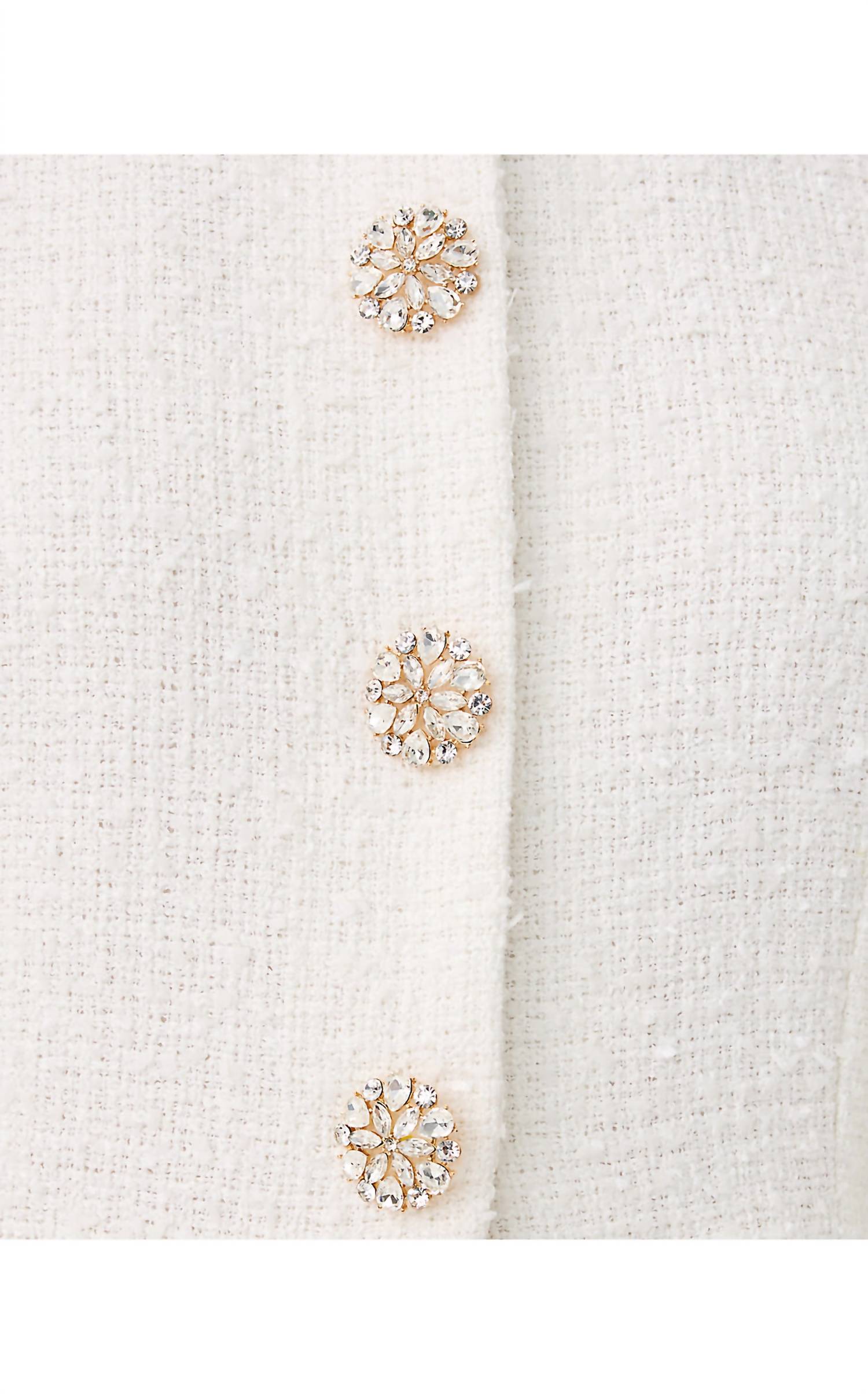 Araya Boucle Jacket In Coconut