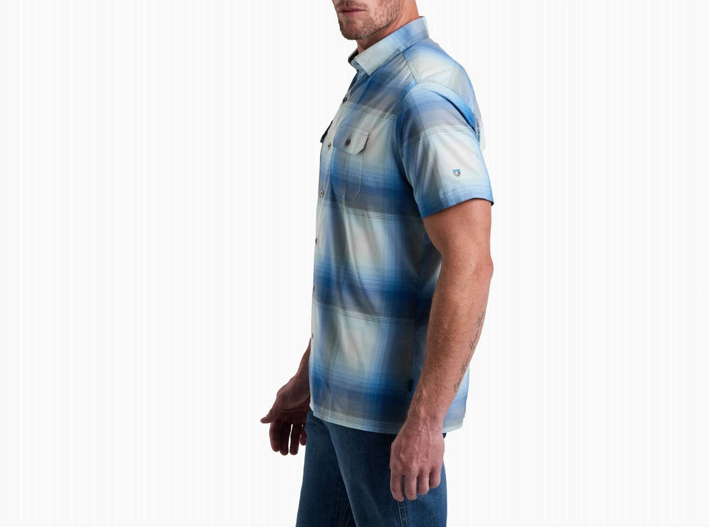 Response Short Sleeve Shirt In Blue Chalk