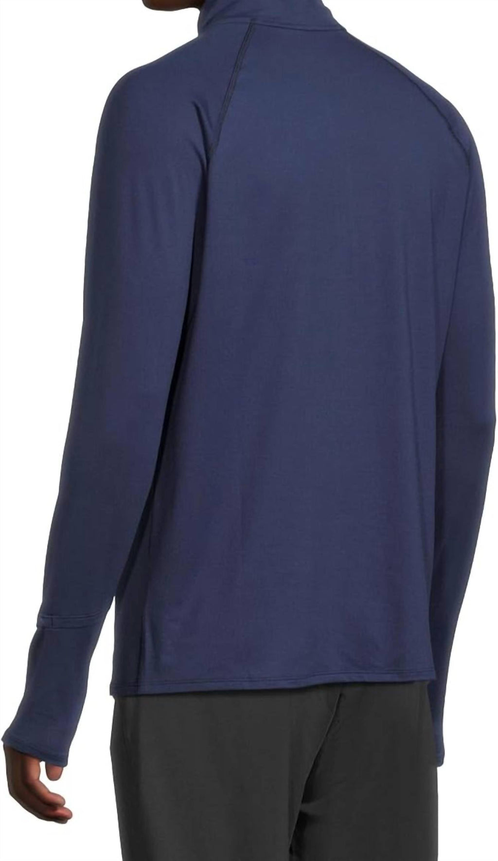 Dash 1/4 Zip 3.0 Long Sleeve Tee In Midnight