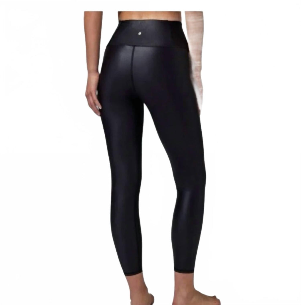 Ada Wet Look Leggings In Blk