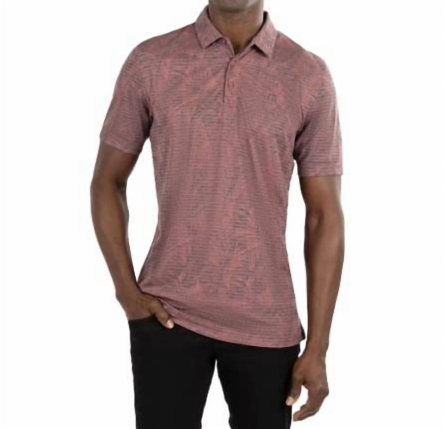 Moonrise Polo Shirt In Roan Rouge