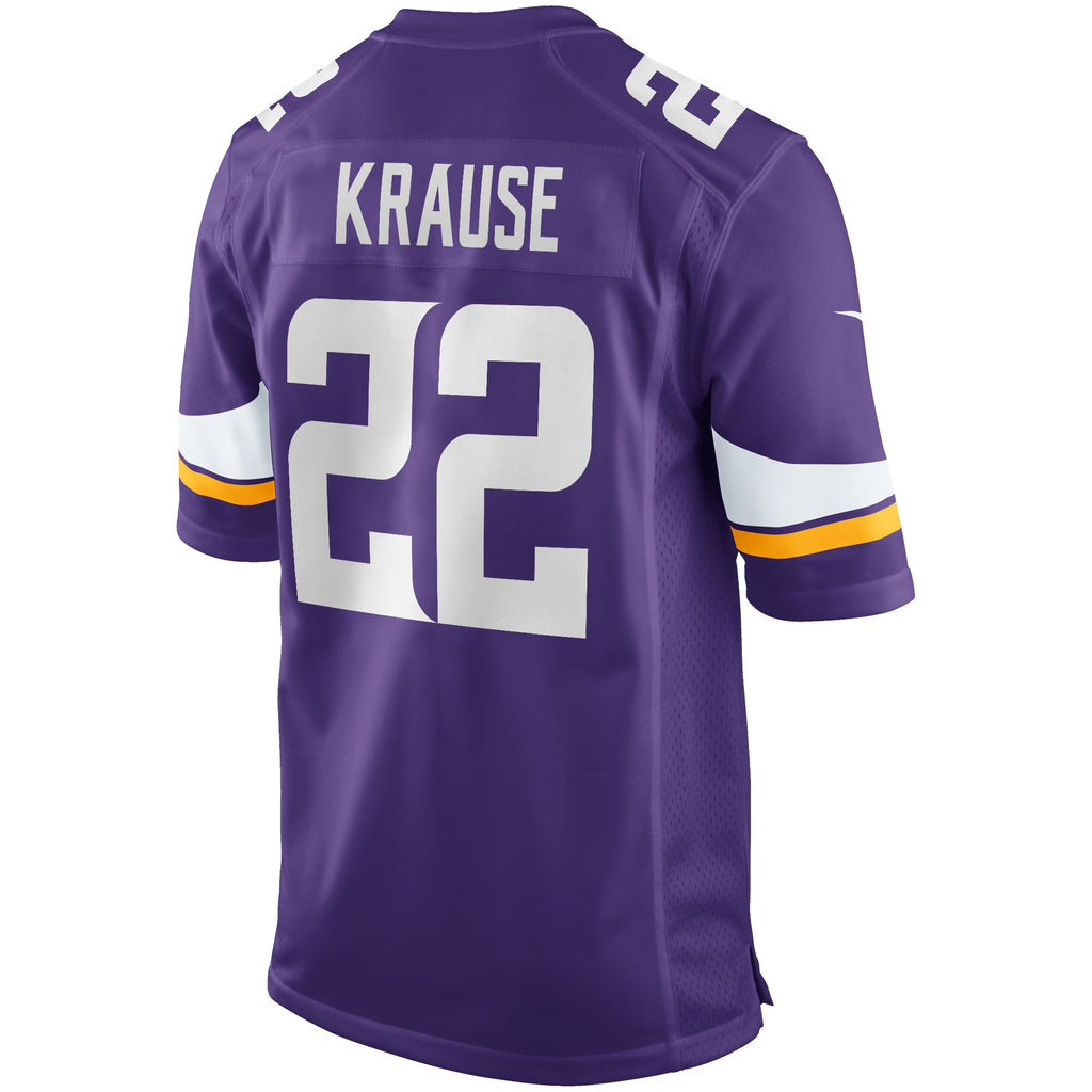 Minnesota Vikings Paul Krause Purple Game Retired Player Jersey