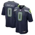 Seattle Seahawks DeMarcus Lawrence College Navy Team Game Jersey