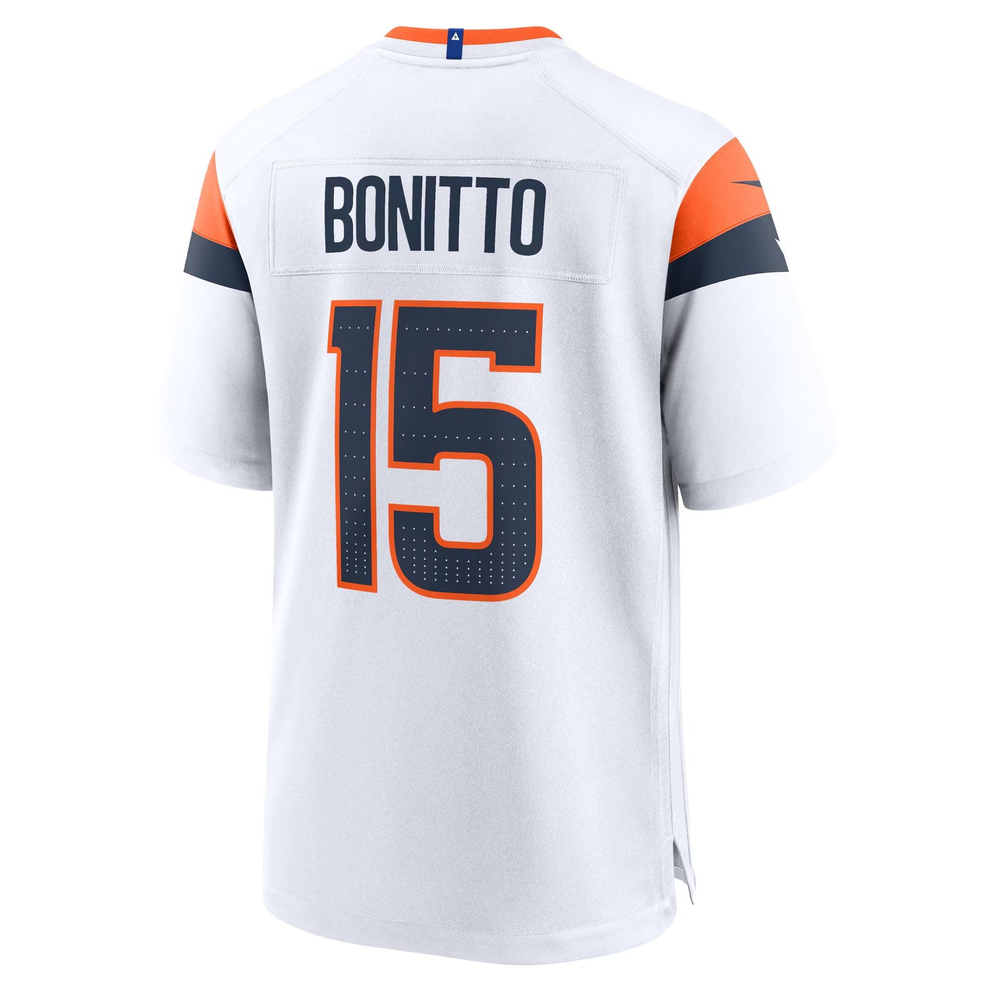 Denver Broncos Nik Bonitto White Game Jersey